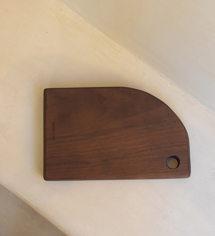 Tabla nogal mediana sin mango