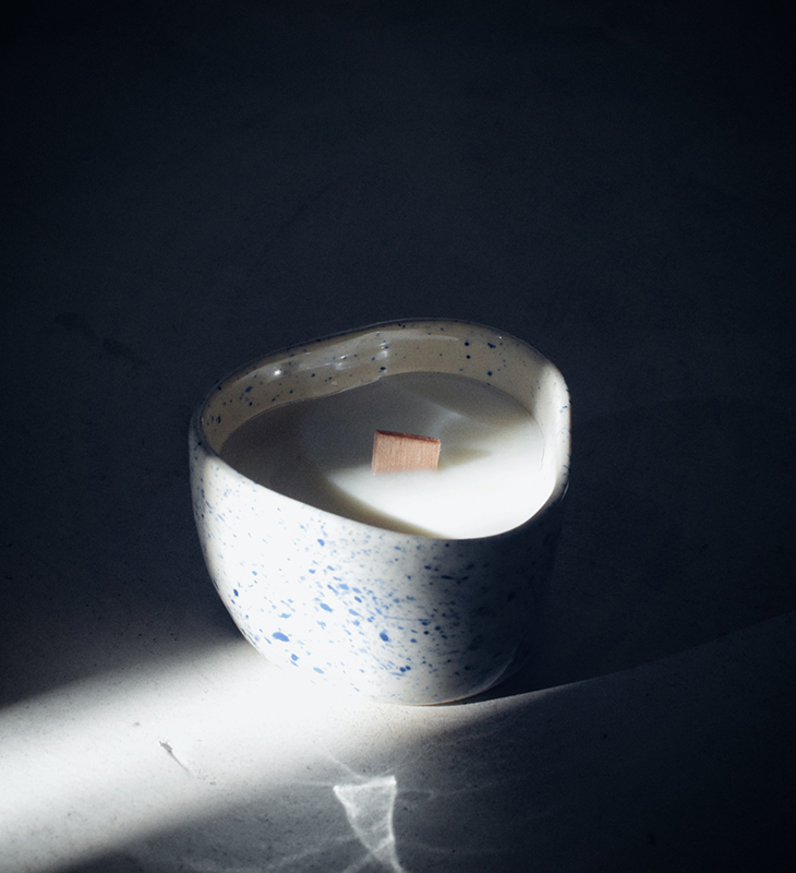 Vela de soja aromática de cerámica - Imagen 2